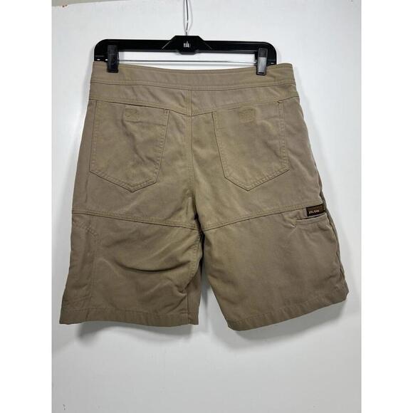 PrAna Men’s Size M 32x9 Breathe Short Brown Belted Hiking Outdoor - Picture 3 of 8